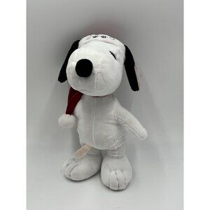 DanDee Snoopy Stuffed Plush 60 Years Celebrate Peanuts Christmas Dated 2009